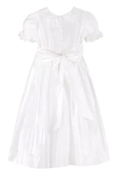 MaryBella Smocked Silk Dress