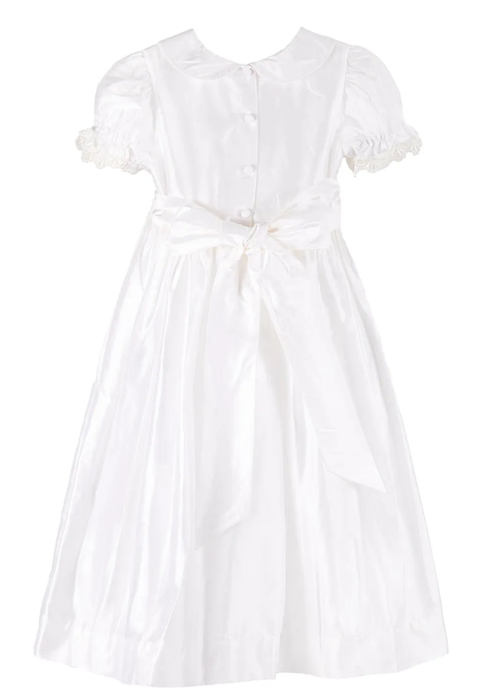MaryBella Smocked Silk Dress