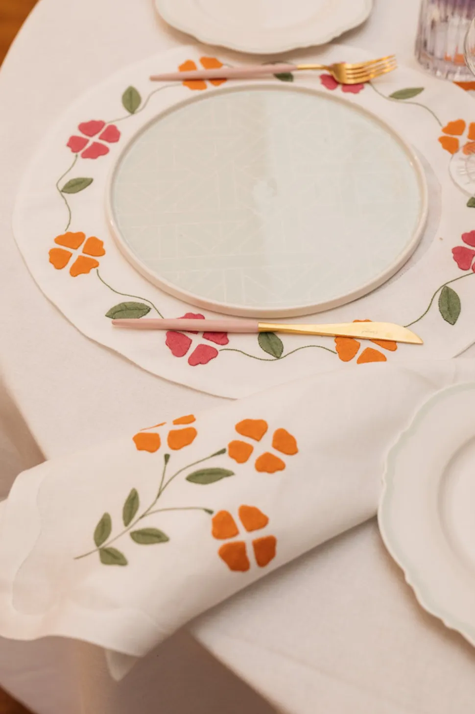 Matisse Round Placemats, Set of 2