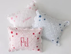 Matouk Schumacher Celine Stars Mini Boudoir Pillow