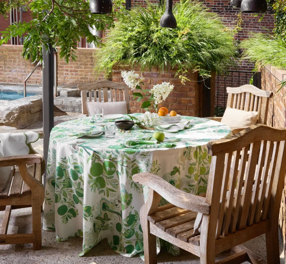 Matouk Schumacher Citrus Garden Placemat in Grass, Set of 4