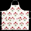 Matouk Schumacher Linen Apron in Gisele Scarlet