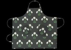 Matouk Schumacher Linen Apron in Gisele Moonflower