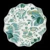 Matouk Schumacher Pomegranate Circle Placemats in Emerald, Set of 4
