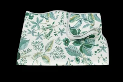 Matouk Schumacher Pomegranate Tablecloth in Emerald