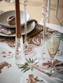 Matouk Schumacher Tiger Palm Tablecloth
