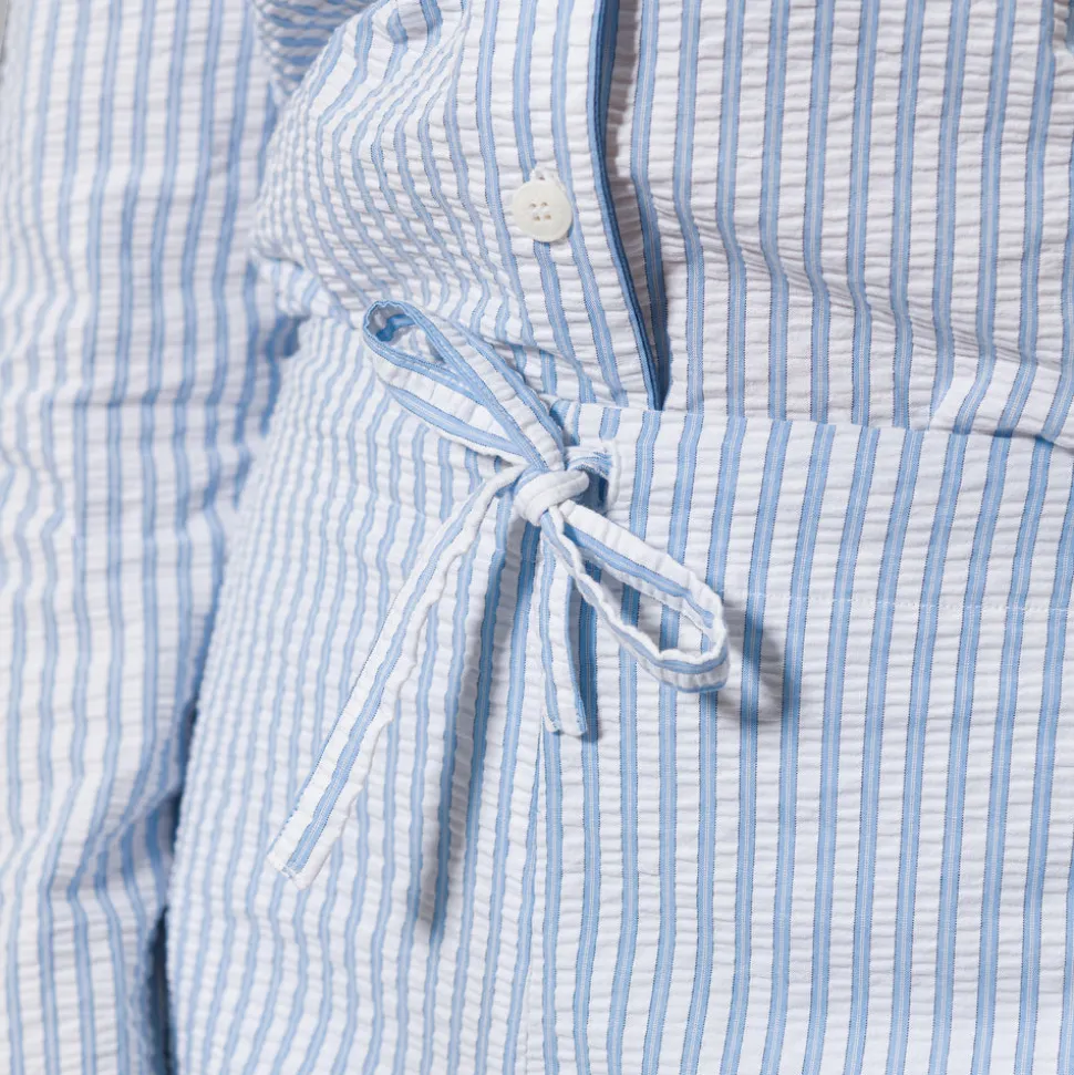 Matteo Pajama Set in Azure