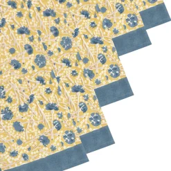 Meadows Napkins Blue & Green, Set of 6