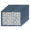 Meadows Placemats Bleu, Set of 6