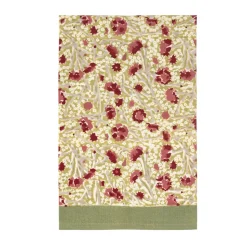 Meadows Tea Towels Red & Green, Set of 3