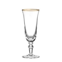 Medici Flute Goblets Gold Thread, Set of 2