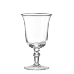 Medici Water Goblets Platinum Thread, Set of 2