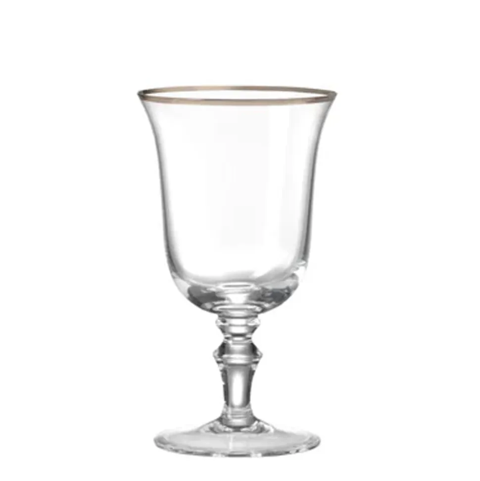 Medici Water Goblets Platinum Thread, Set of 2
