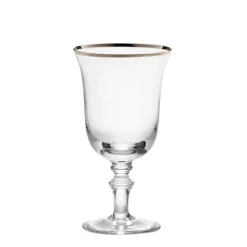 Medici Wine Goblets Platinum Thread, Set of 2