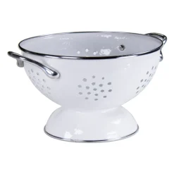 Medium Colander in Solid White