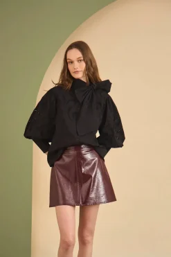 Meeghan Mini in Oxblood