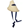 Megaphone Hat in Natural/Navy