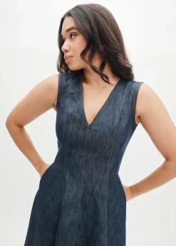 Melissa Dress in Stretch Denim