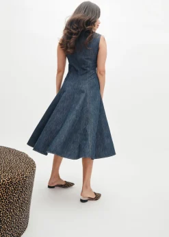 Melissa Dress in Stretch Denim