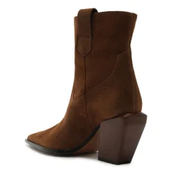 Memphis Suede Bootie in Pecan Brown