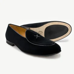 Men's Black Velvet Milano Loafer
