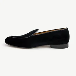 Men's Black Velvet Milano Loafer