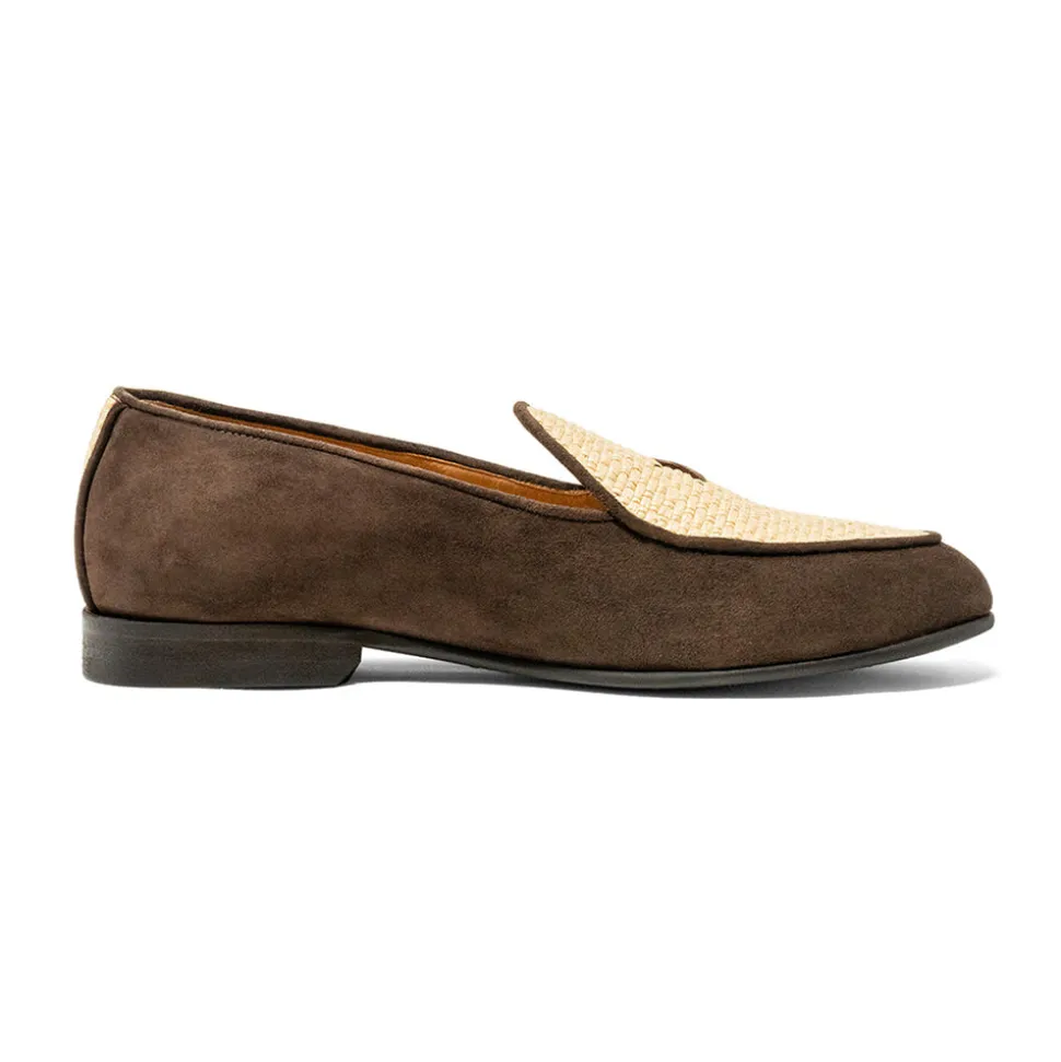 Men's Brown Raffia Milano Loafer