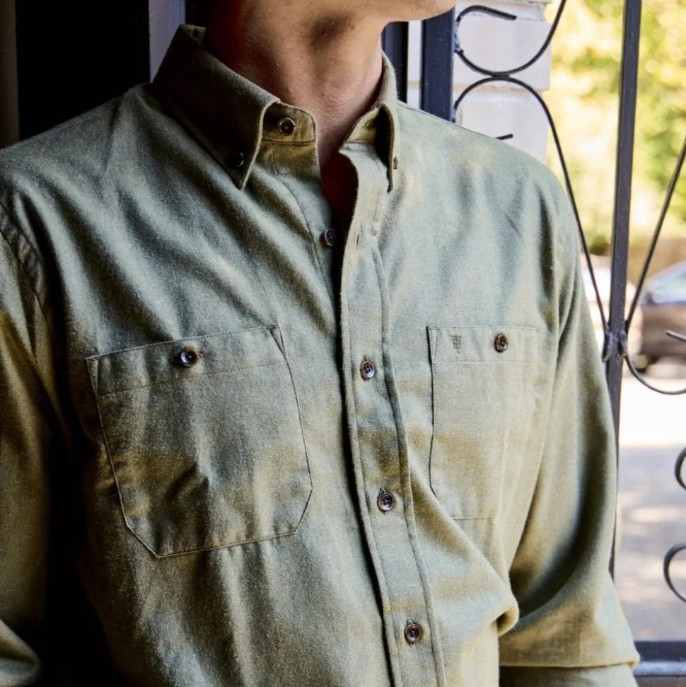 Men's Brushed Cotton Twill Shirt