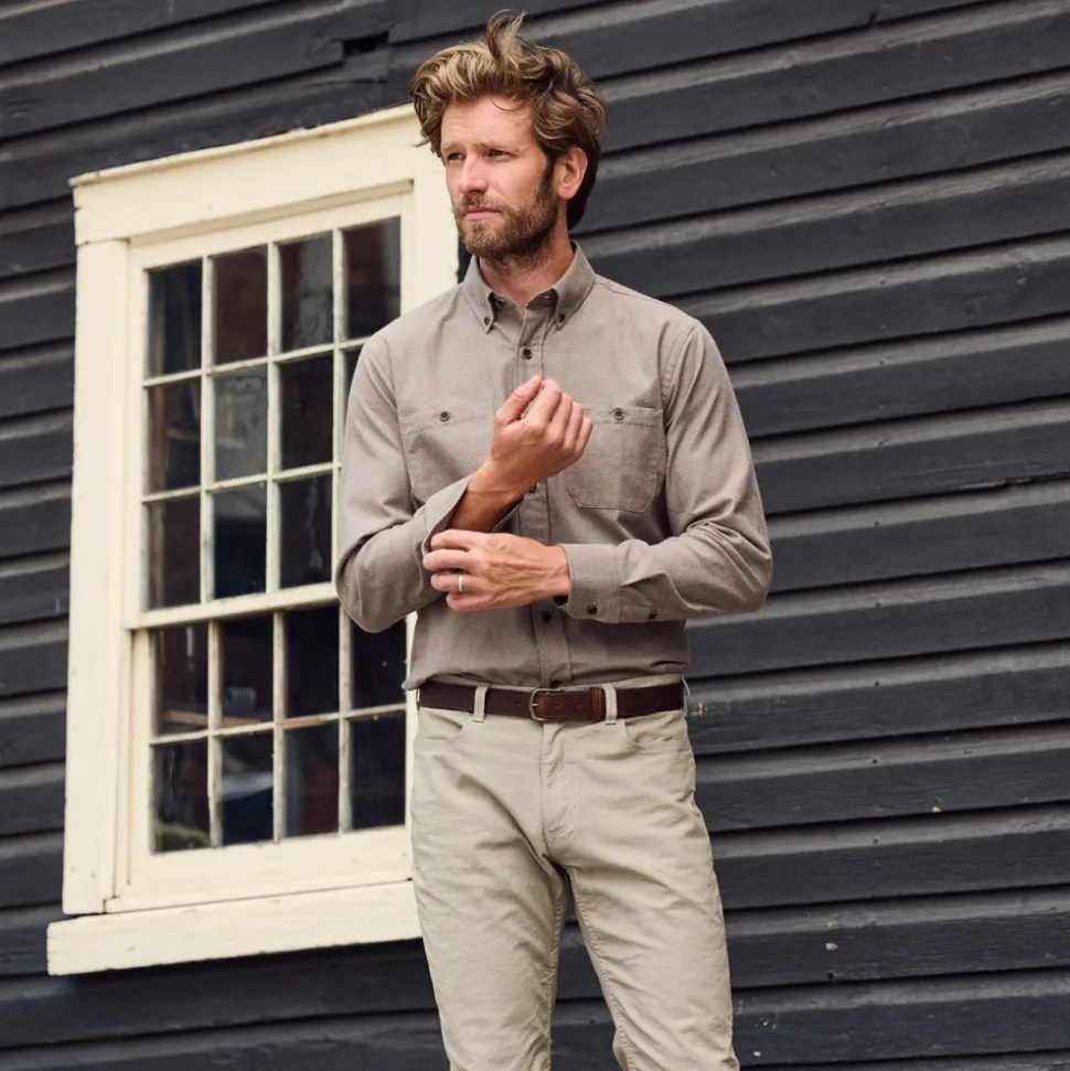 Men's Brushed Cotton Twill Shirt