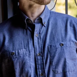Men's Brushed Cotton Twill Shirt