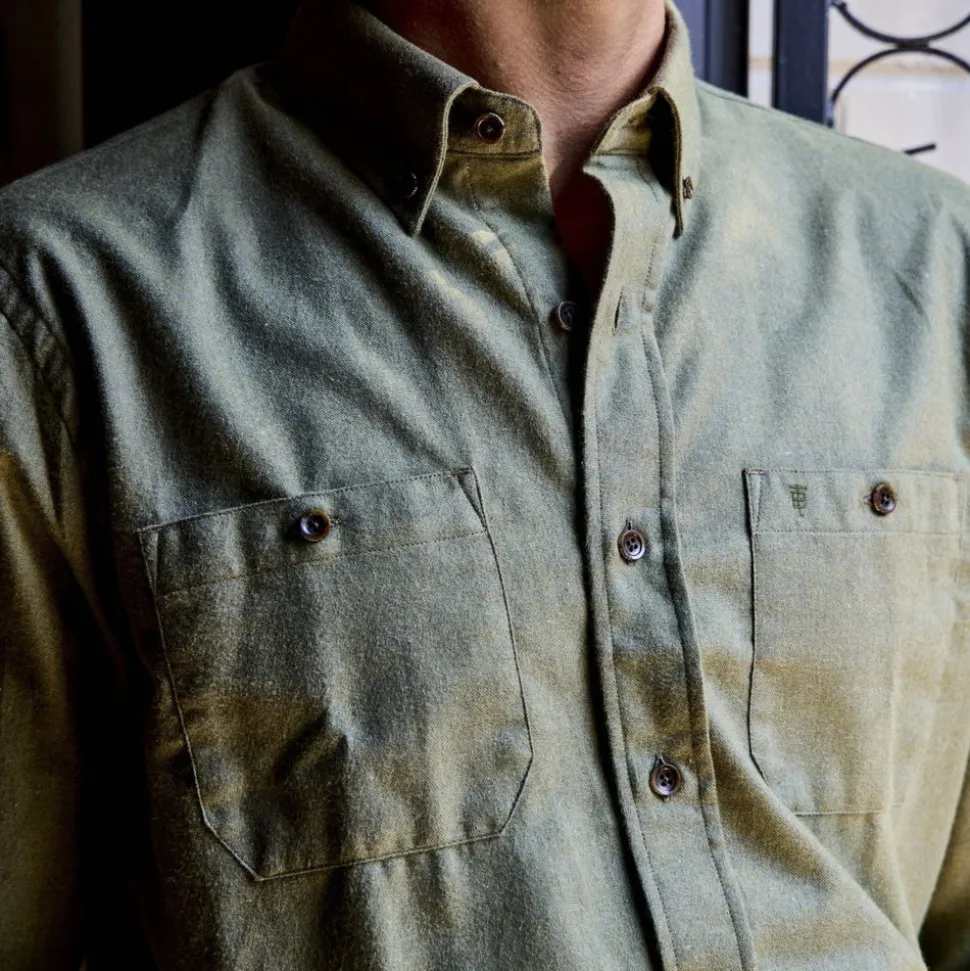 Men's Brushed Cotton Twill Shirt