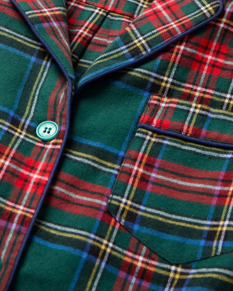 Men’s Brushed Twill Pajama Set in Kensington Tartan