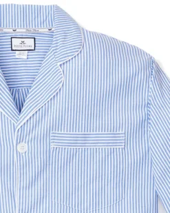 Men’s French Blue Seersucker Pajama Set