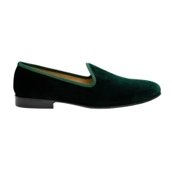 Men's Green Velvet Slipper II