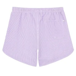 Men's Lavender Stripe Boardie