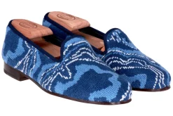 Men's Lazurite Needlepoint Slipper