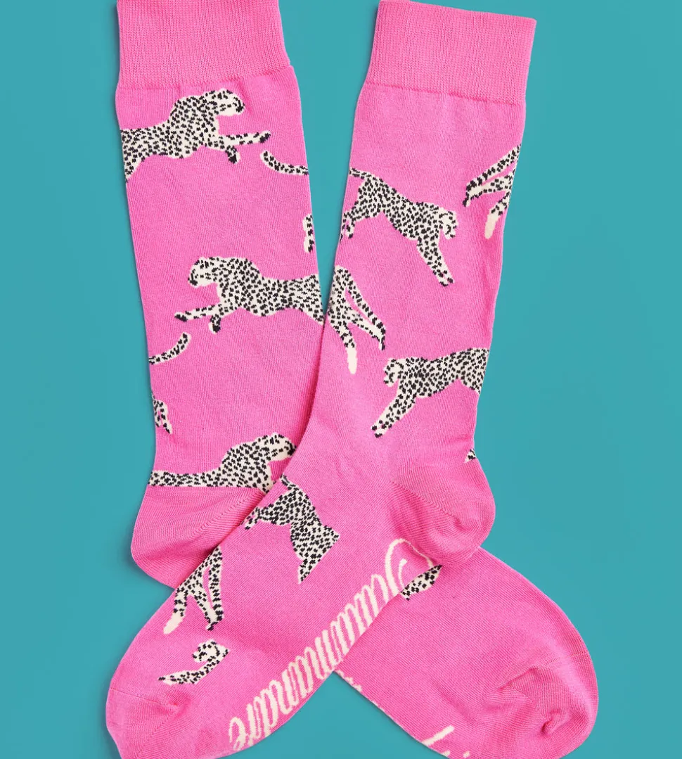 Men’s Leaping Cheetah Socks