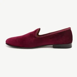 Men's Merlot Velvet Slipper II