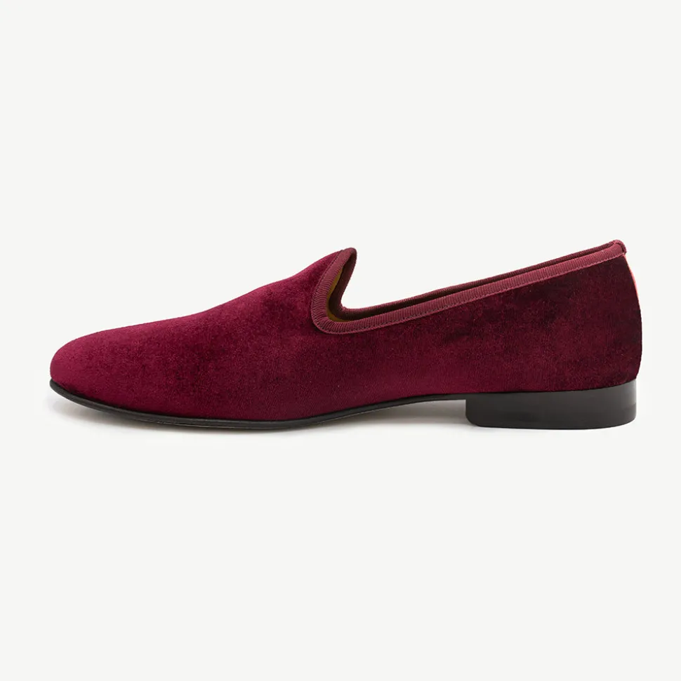 Men's Merlot Velvet Slipper II