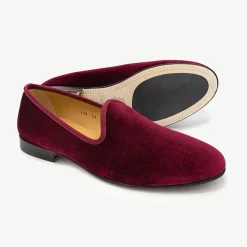 Men's Merlot Velvet Slipper II