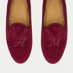 Men's Merlot Velvet Slipper II