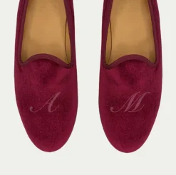 Men's Merlot Velvet Slipper II