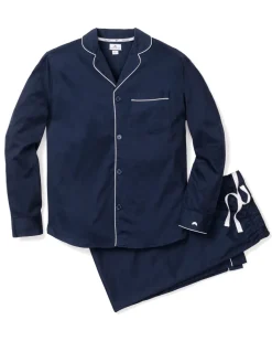 Men’s Navy Classic Flannel Pajama Set