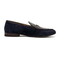Men's Navy Croc Milano Loafer