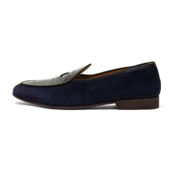 Men's Navy Croc Milano Loafer