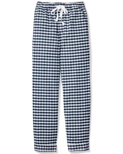 Men’s Navy Gingham Twill Pants