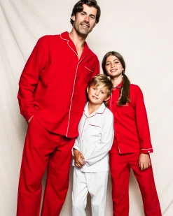 Men’s Red Flannel Classic Pajama Set