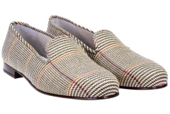 Men's Russell Tweed Slipper in Plaid