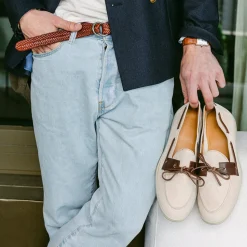Men's Sandstone Suede Barca Yacht Loafer