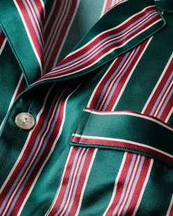 Men’s Silk Pajama Lancaster Stripe in Lancaster Stripe